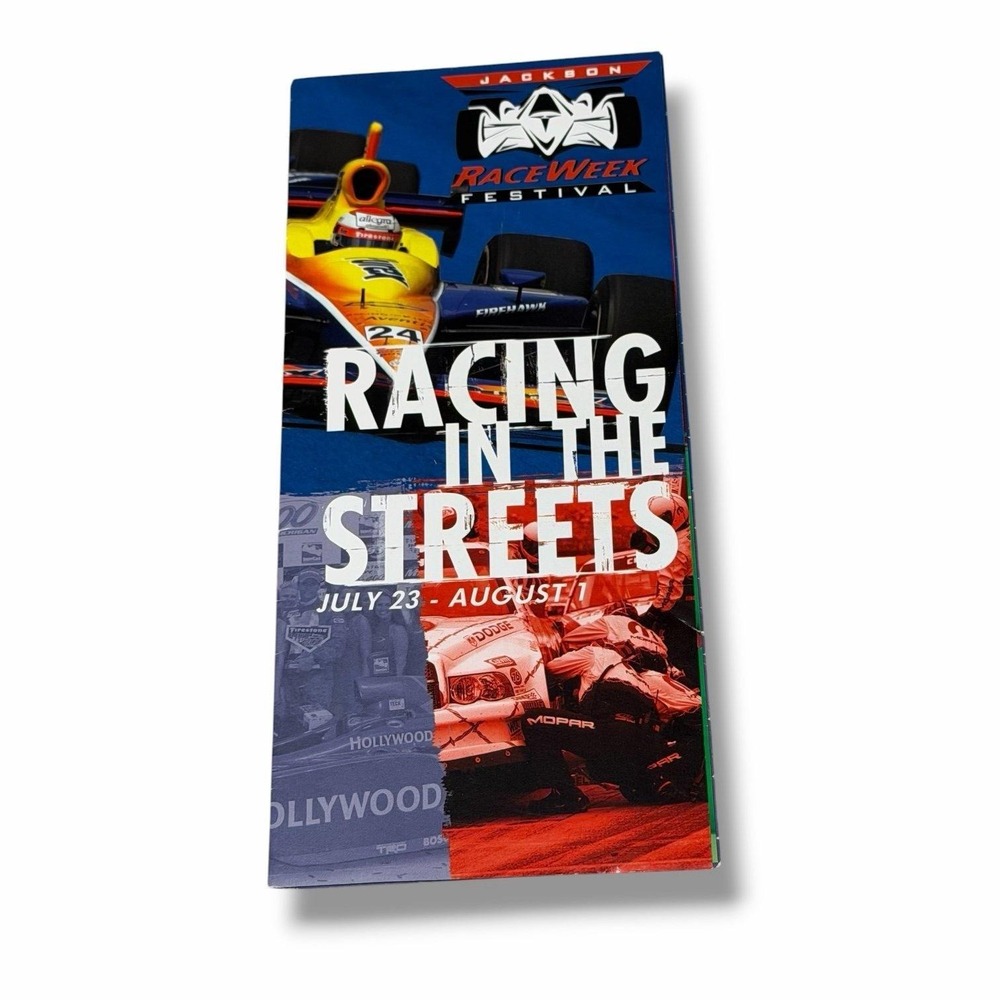 Jackson Race Week Festival July 23 - August 1 2004 Vintage Brochure JX